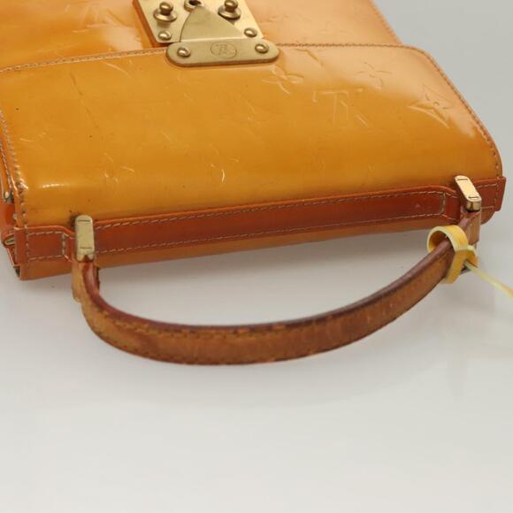 LOUIS VUITTON Monogram Vernis Spring Street Bag Lime Yellow M91068 - Picture 6 of 13